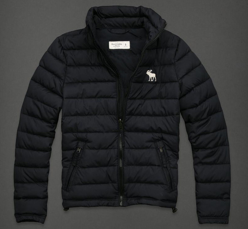 Abercrombie Fitch Hombres Newcomb Lago poco voluminoso Puffer Chaquetas AF7985